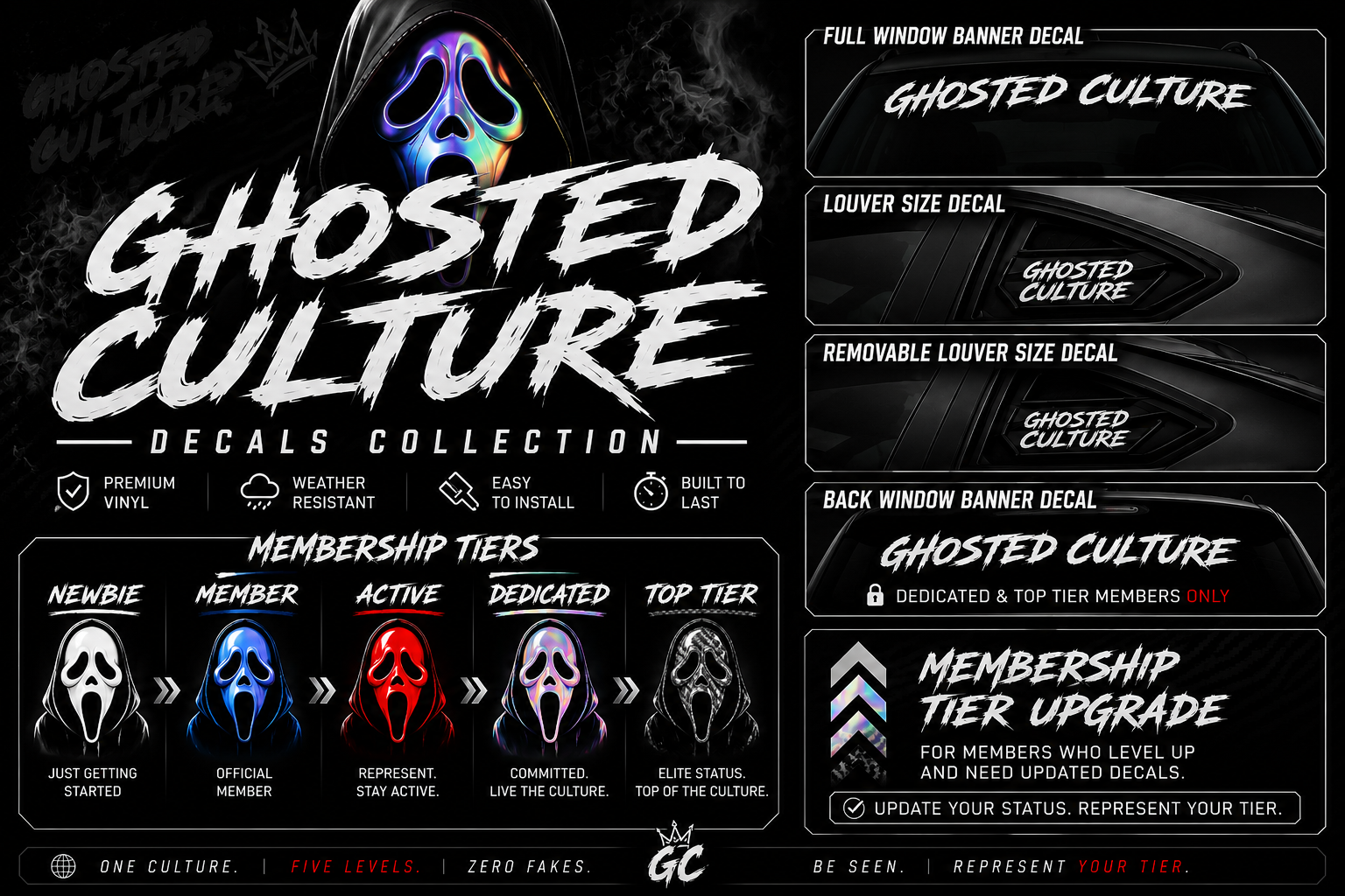 Ghosted Culture Decals Collection