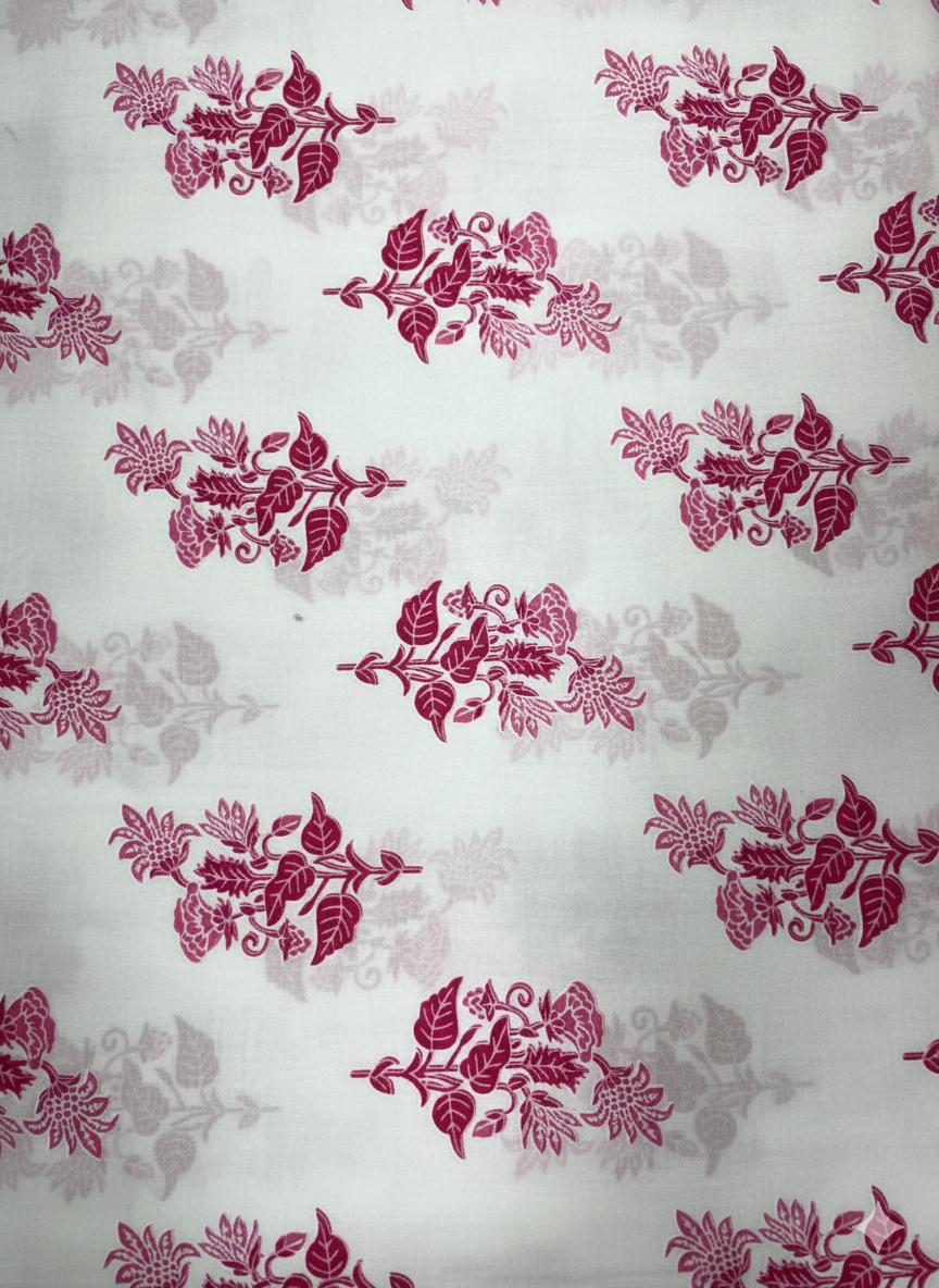 1023 - The Berry Stripe Cotton Fabric set