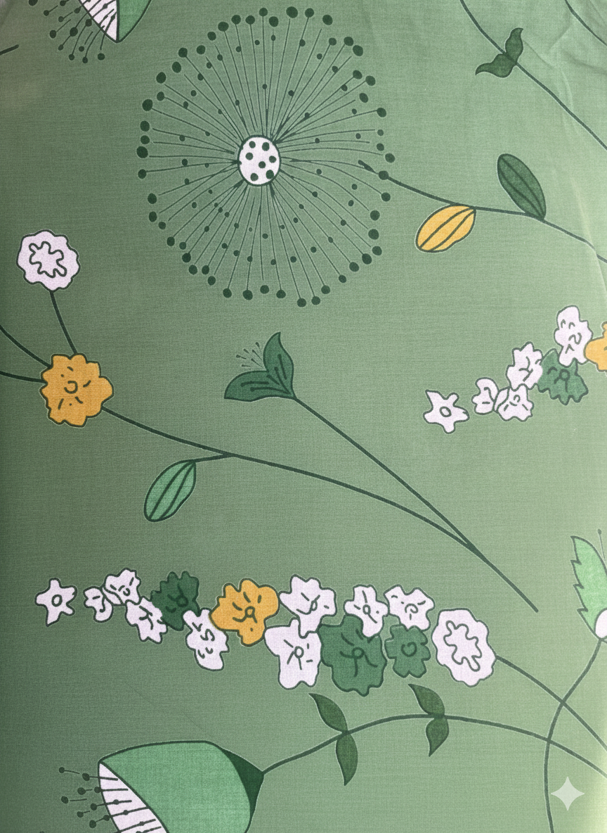 1015 - The Emerald Garden Cotton  Set