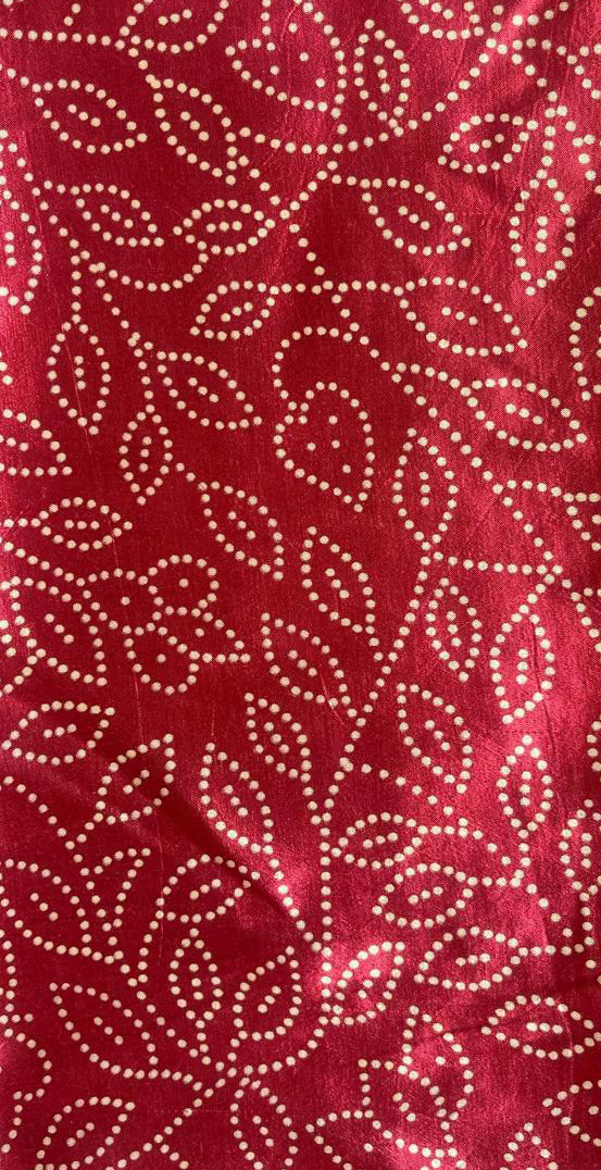 Red Printed Cotton Top