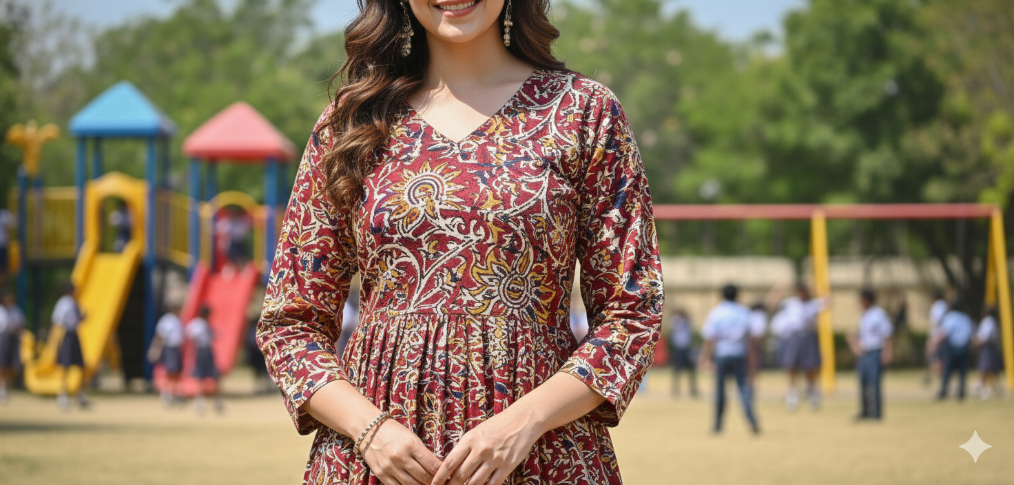 1031 - Hand-Printed Floral Fabric set