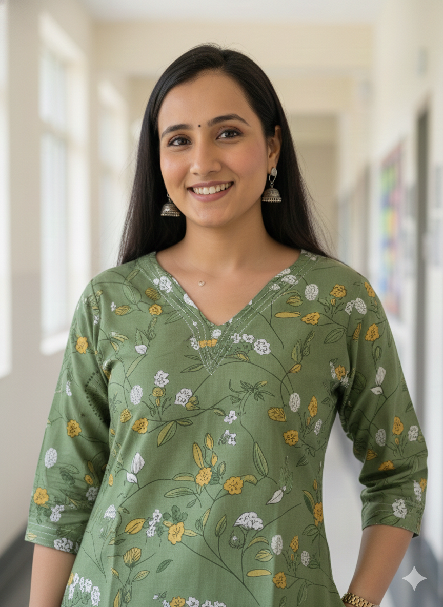 1015 - The Emerald Garden Cotton  Set