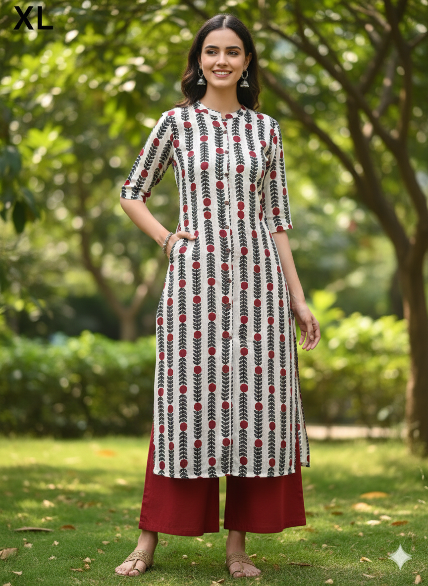 1014 - The Jaipur Breeze Cotton Kurta Set