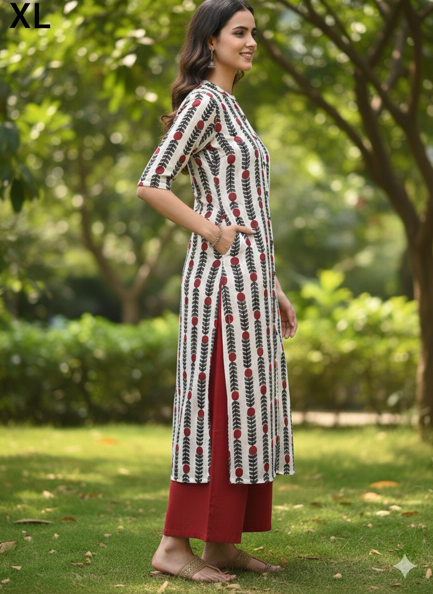 1014 - The Jaipur Breeze Cotton Kurta Set