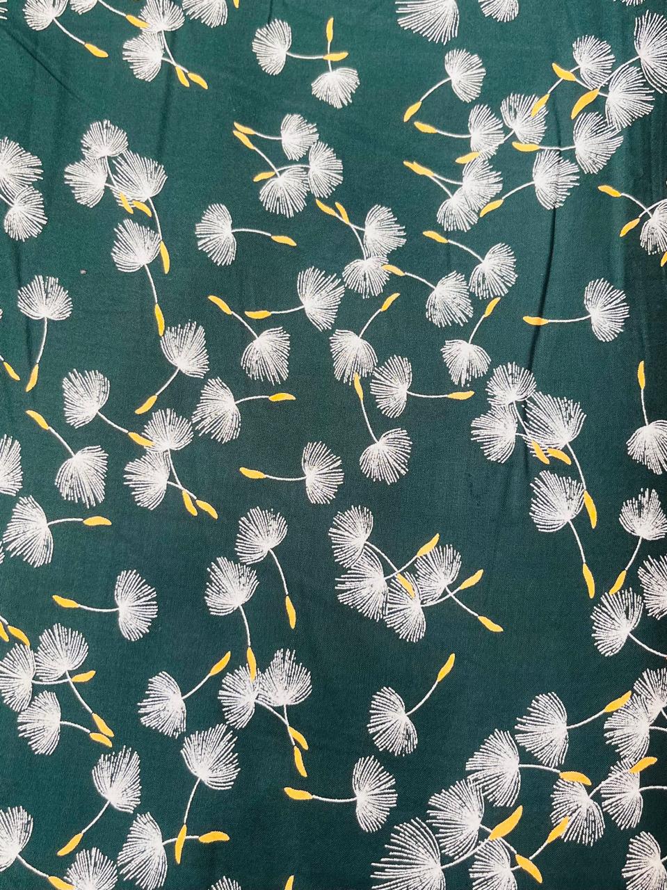 Green Floral Midi Dress