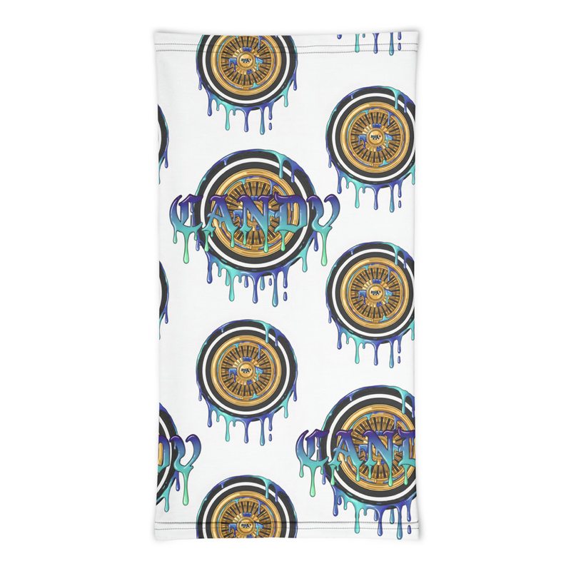 CandynChrome Fan Neck Gaiter, Candy Squad Neck Gaiter 