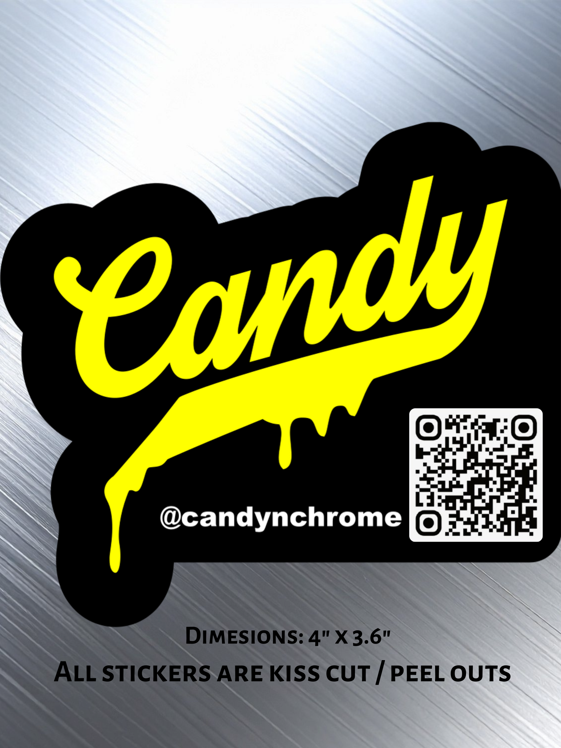 Candy Color Pop Sticker Collection - Yellow