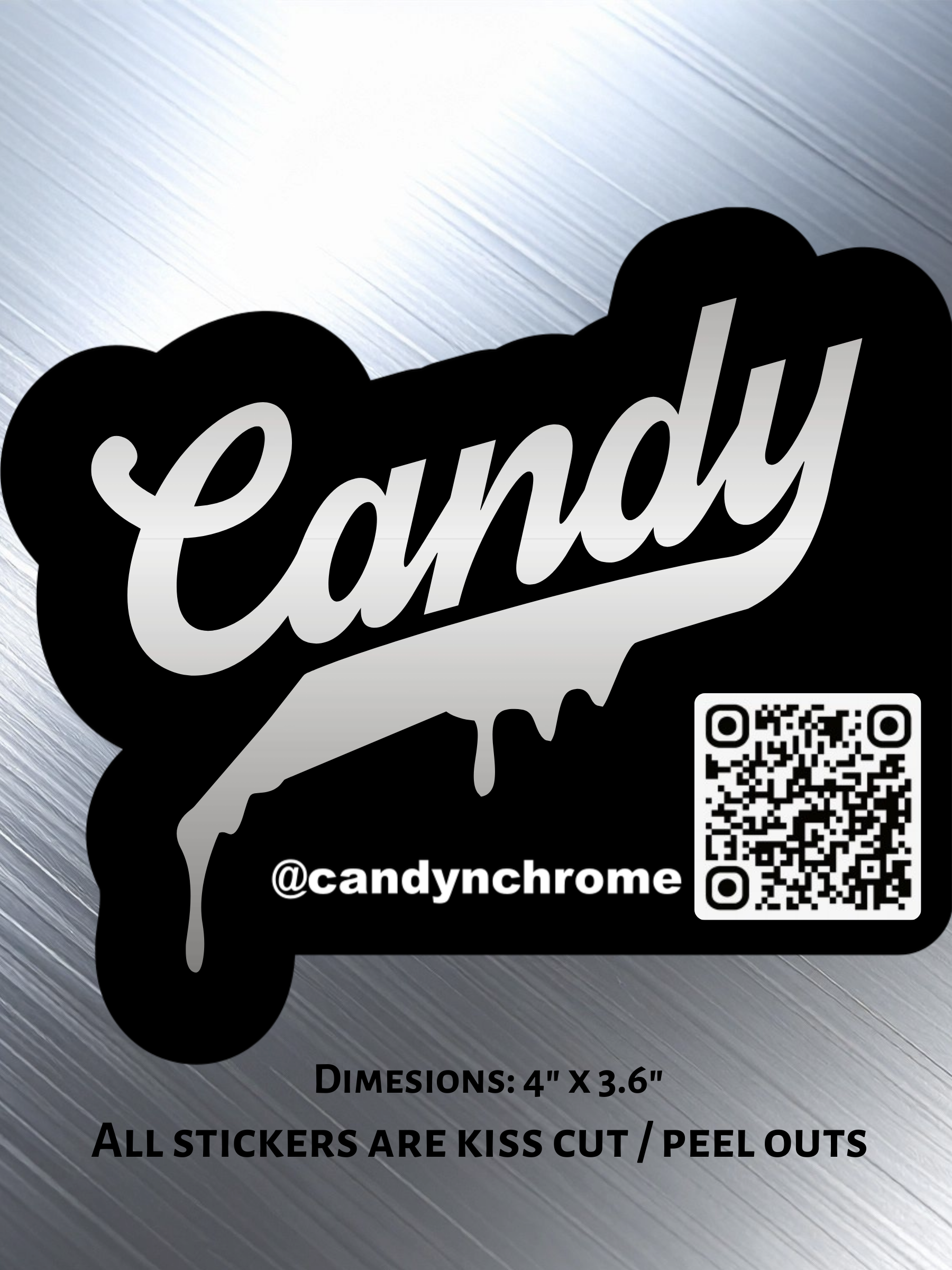 Candy Color Pop Sticker Collection - Grey