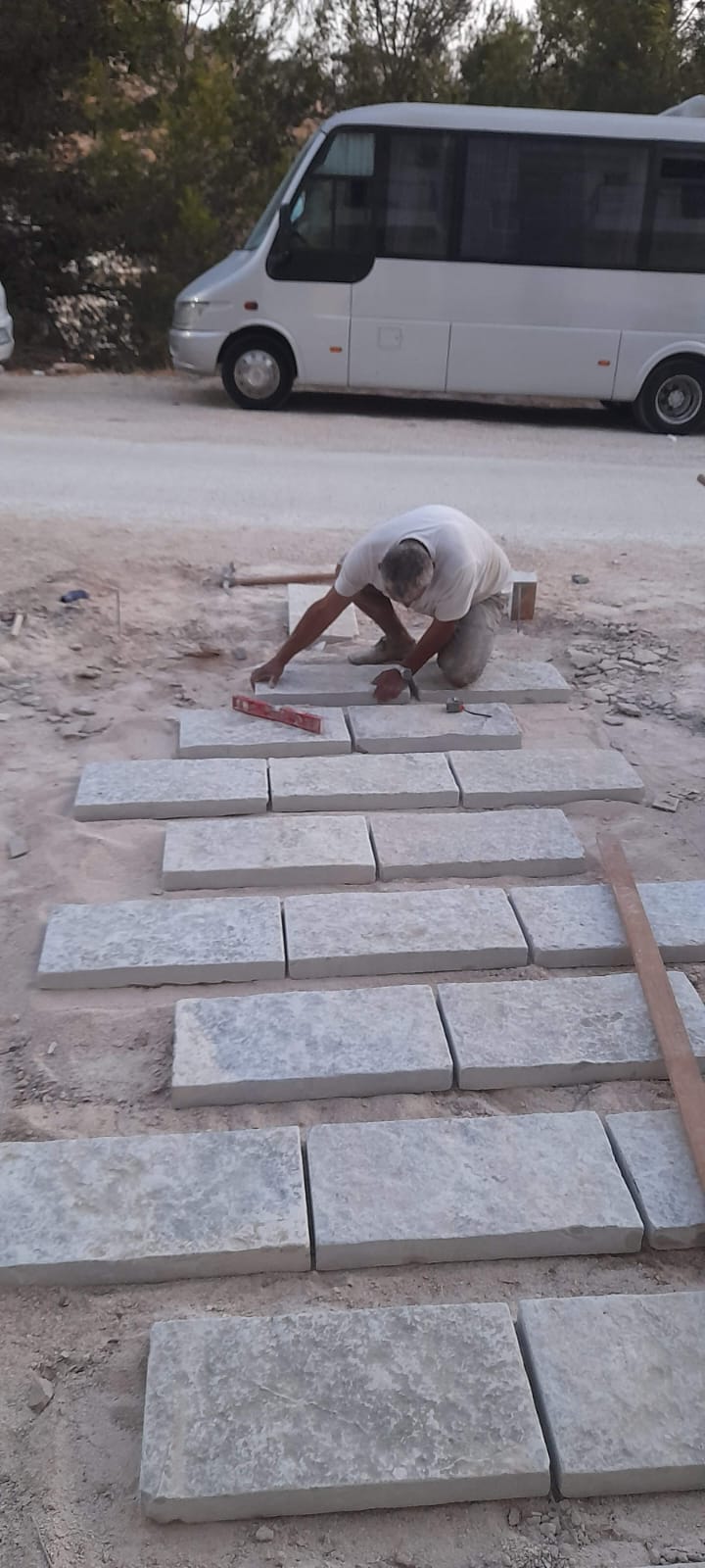 Gjirokastra Blue Limestone Slab – Thick Cut, 4 Sides Sawn