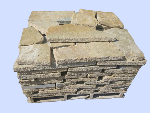 Gjirokastra Yellow Limestone Slab – Natural Thick Cut