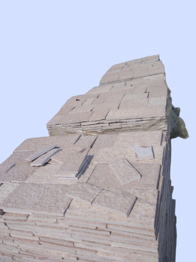 Gjirokastra Red Decorative Flagstone – Hand-Carved Surface