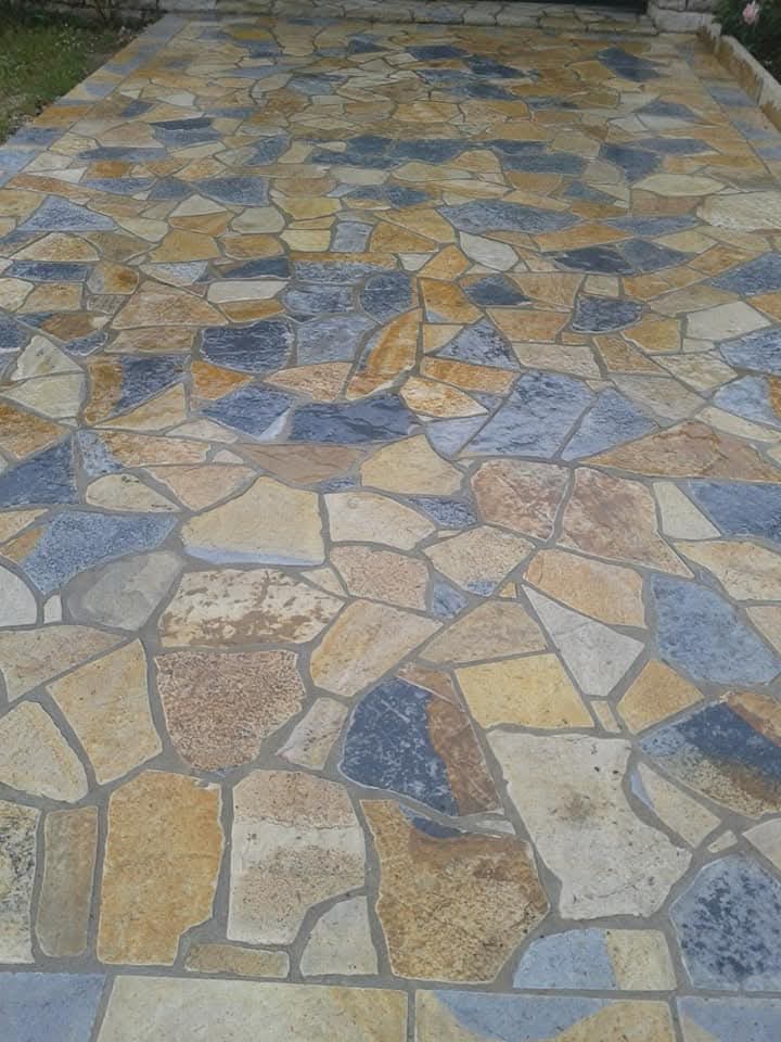 Gjirokastra Natural Flagstone – Tumbled Finish Type A