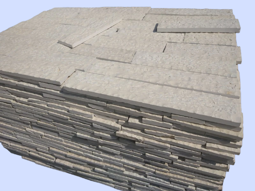 Gjirokastra Yellow Decorative Stone – Hand-Carved Finish