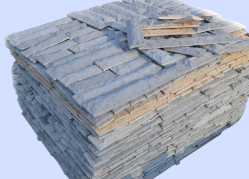 Gjirokastra Blue Decorative Limestone – Hand Carved Surface