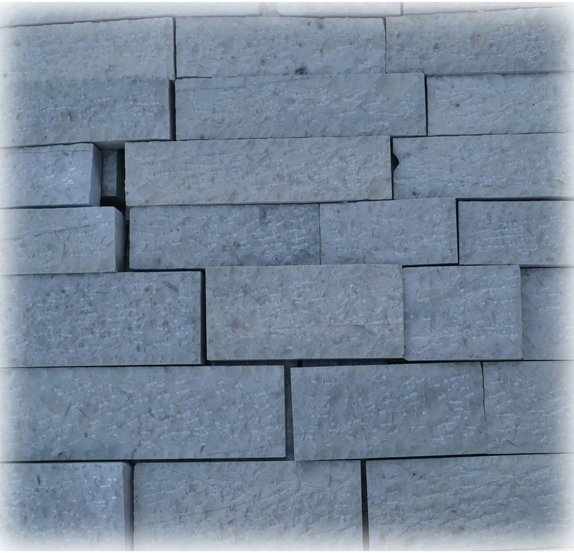 Gjirokastra Blue Decorative Limestone – Hand Carved Surface