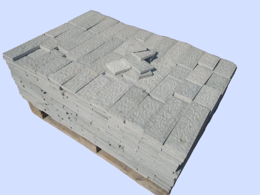 Gjirokastra Blue Decorative Limestone – Hand Carved Surface