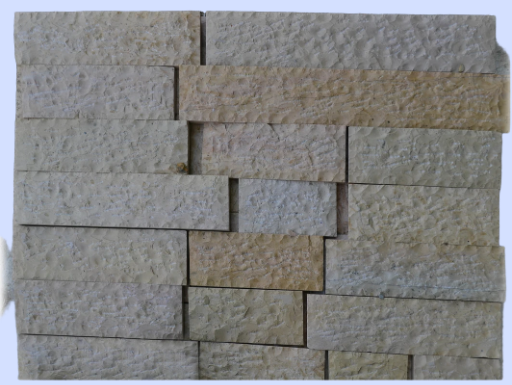 Gjirokastra Yellow Decorative Stone – Hand-Carved Finish
