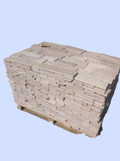 Gjirokastra Red Decorative Flagstone – Hand-Carved Surface