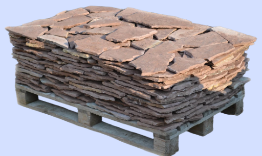 Gjirokastra Red Flagstone – Natural Limestone