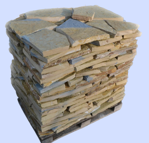 Gjirokastra Yellow Limestone Slab – Natural Thick Cut