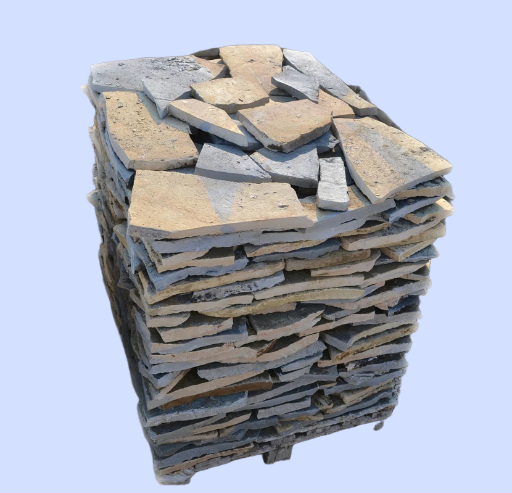 Gjirokastra Flagstone Mix – Blue & Yellow Limestone