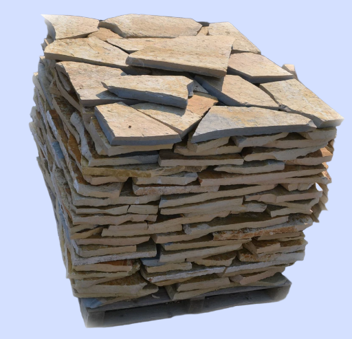 Gjirokastra Yellow Limestone Slab – Natural Thick Cut