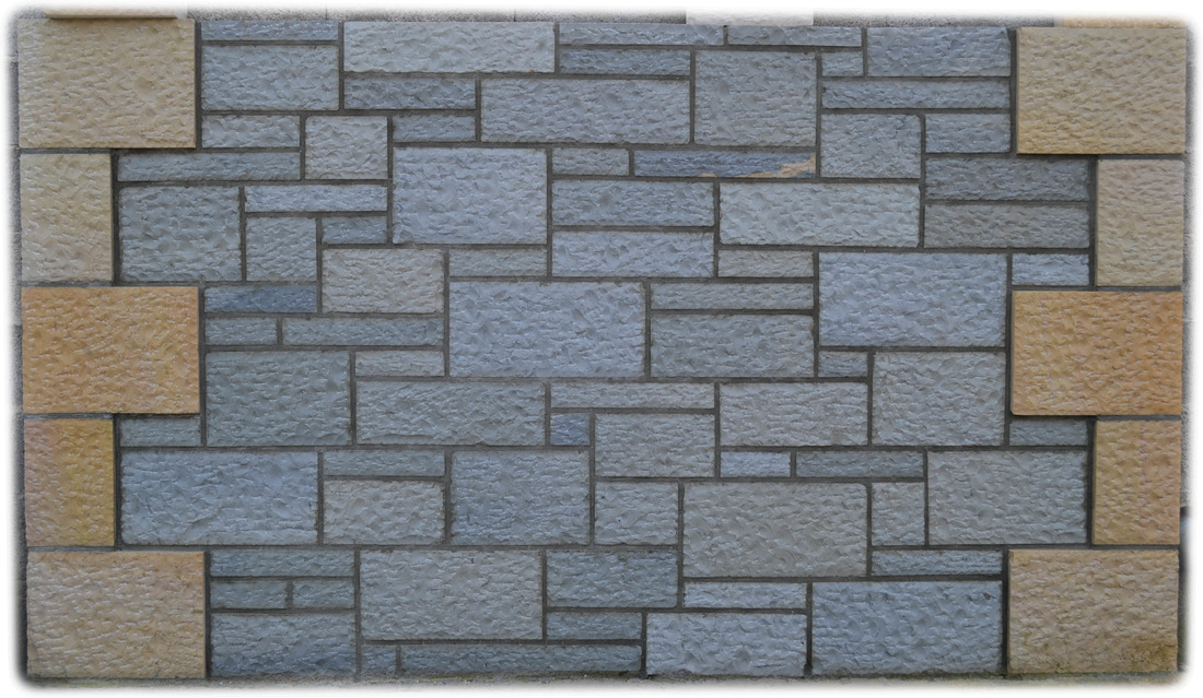 Gjirokastra Blue Decorative Stone – 4 sides cut, carved