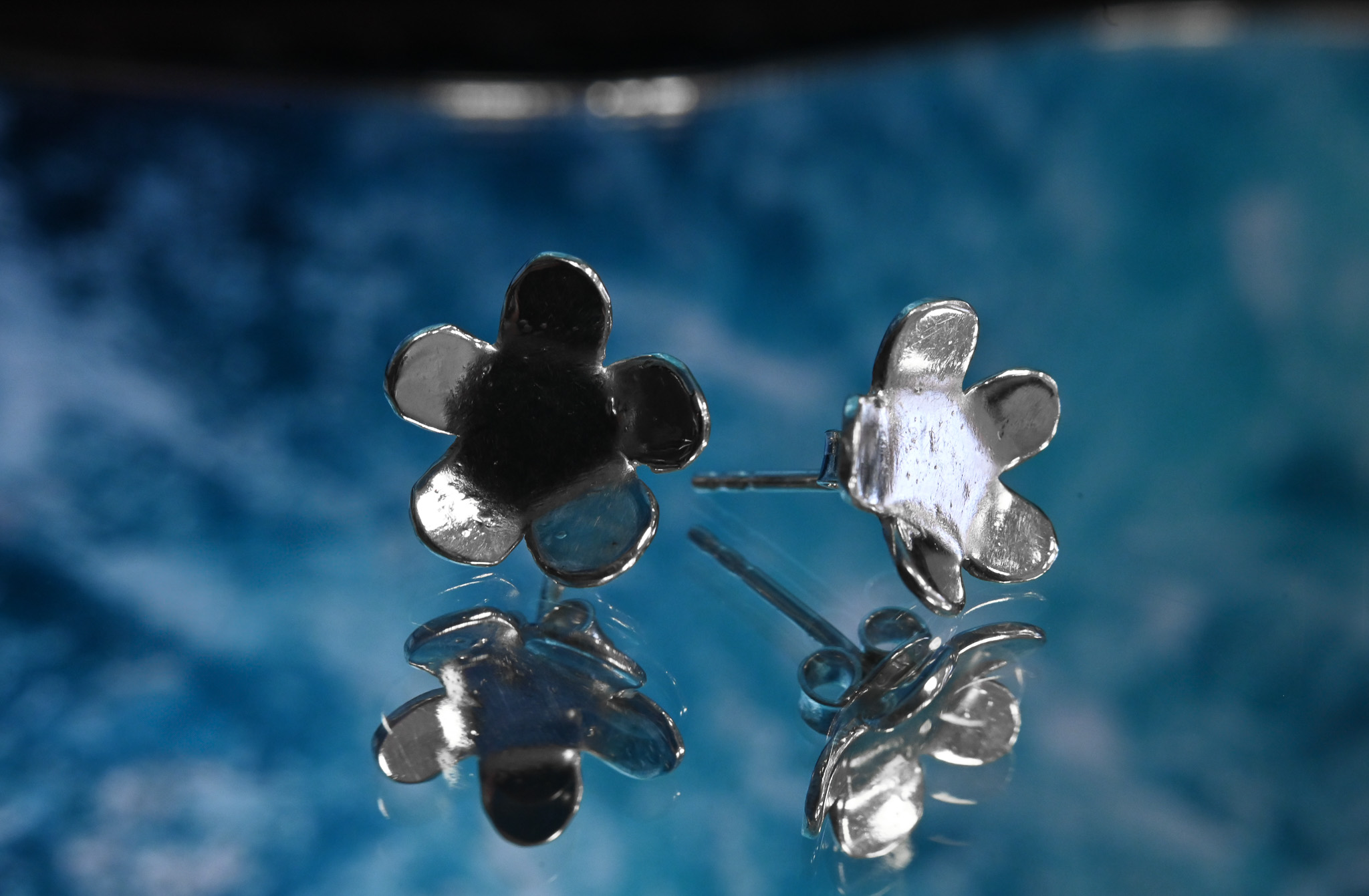 Auskarai "Penkialapės gėlytės"