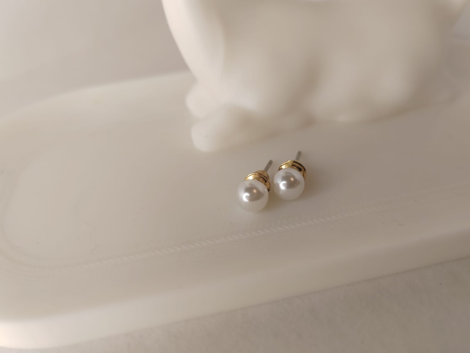 Classic Pearl Stud Earrings