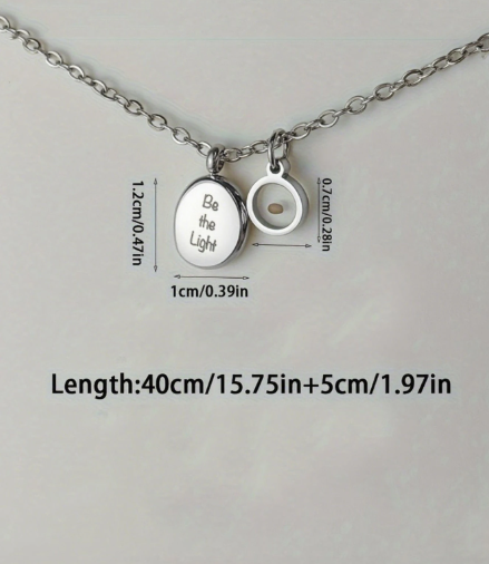 Be the Light Pendant Necklace