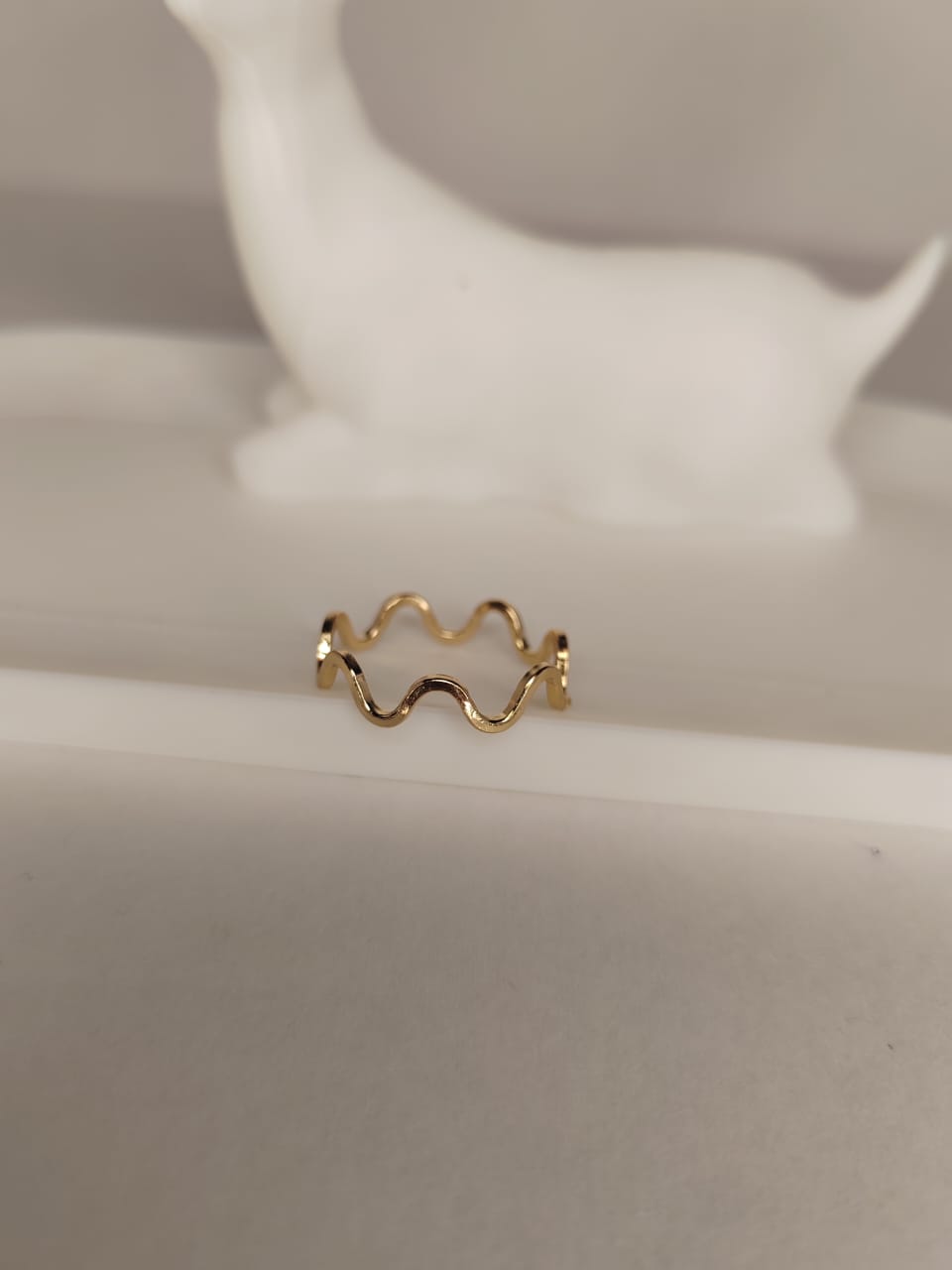 Gold Wave Ring