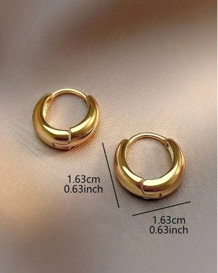 Gold Plated Hoop Earrings