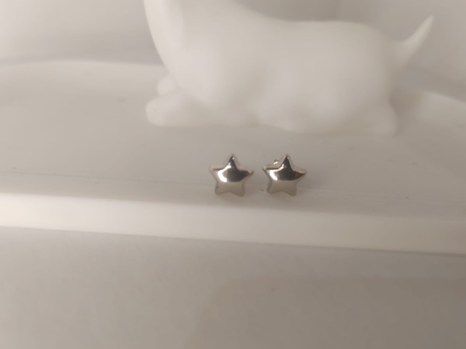 Silver Star Stud Earrings