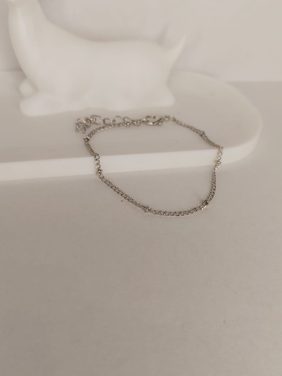 Delicate Silver Chain Bracelet