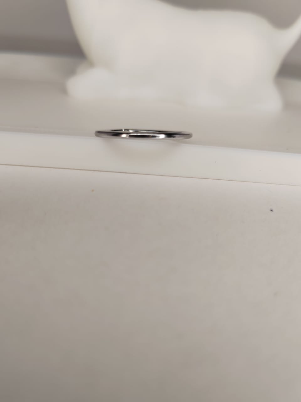 Silver Plain Band Ring