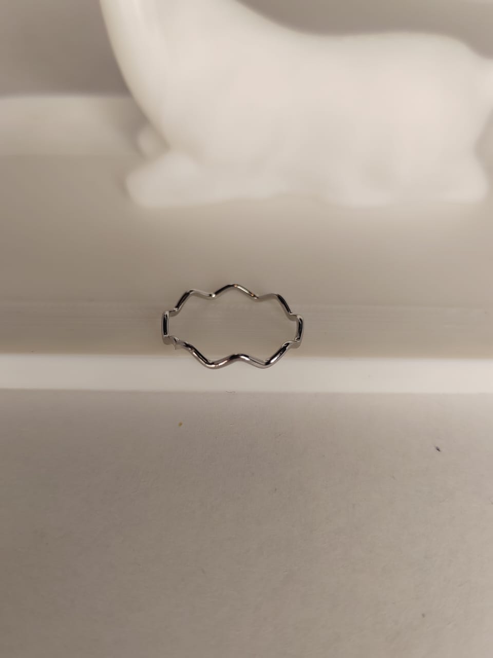 Geometric Silver Ring