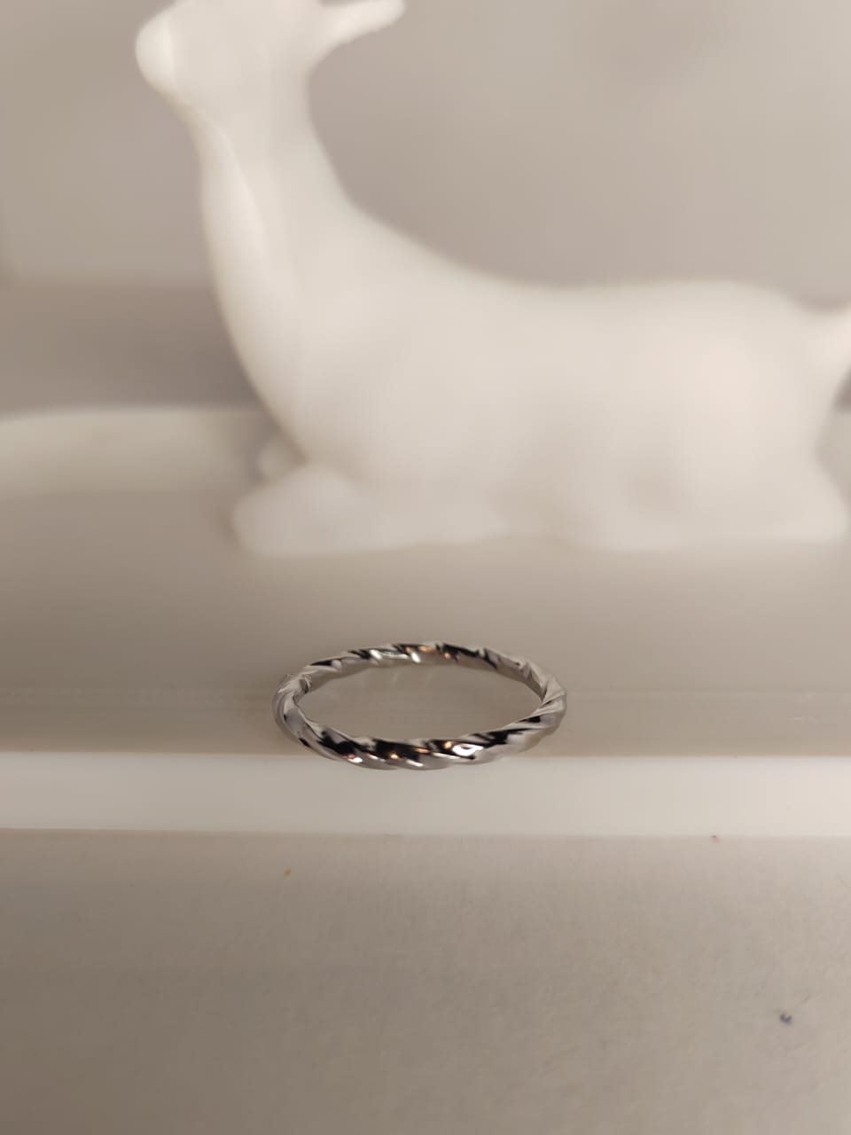 Twisted Silver Ring