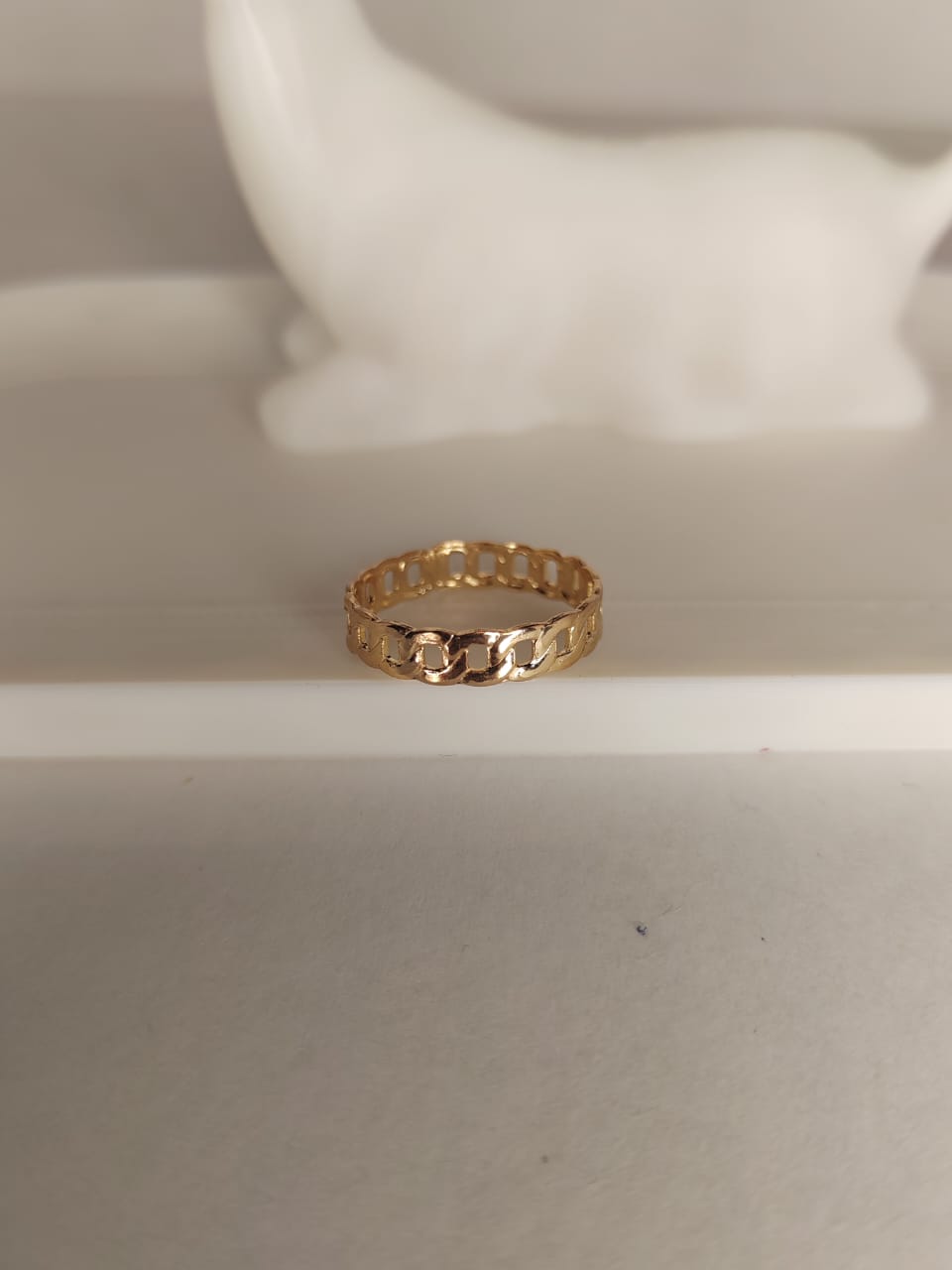 Gold Chain-Link Ring