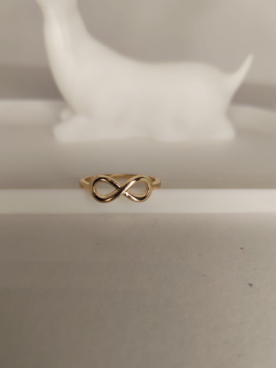 Infinity Symbol Gold Ring