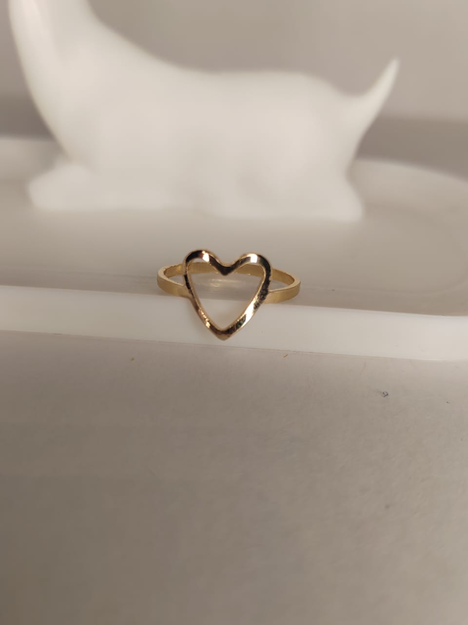 Gold Heart Shape Ring