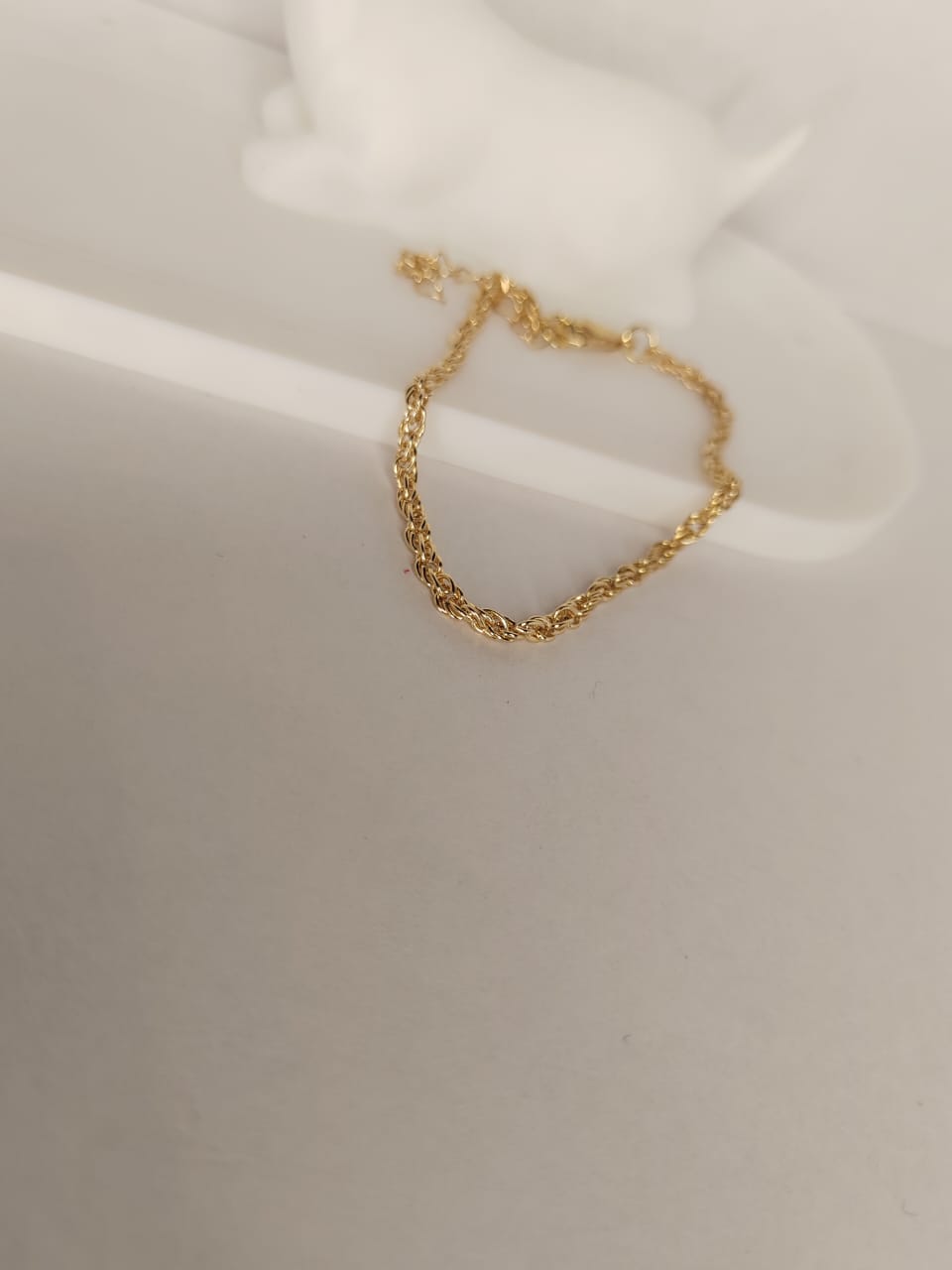 Gold Rope Chain Bracelet