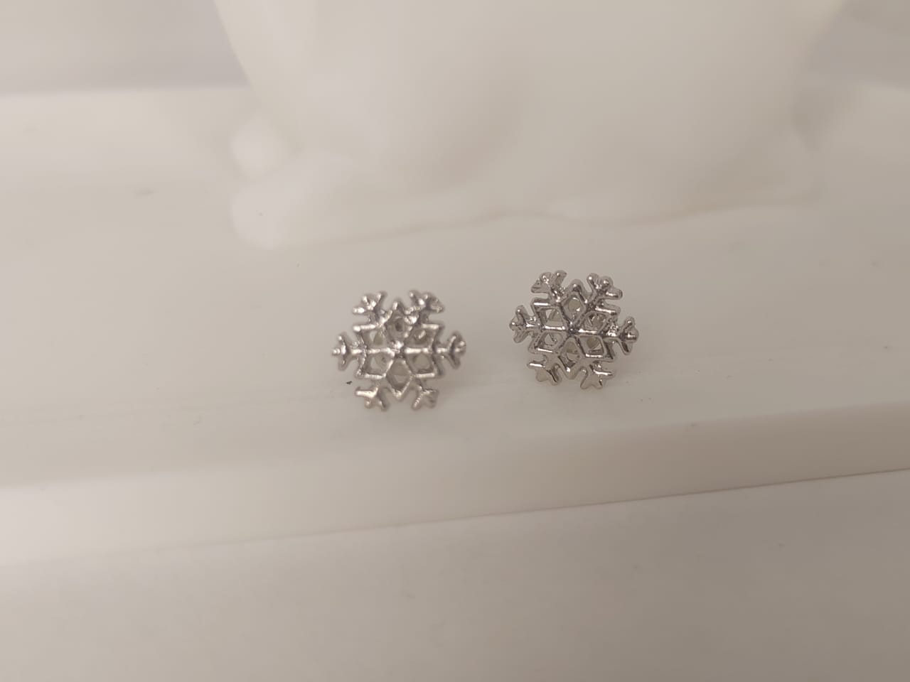 Snowflake Stud Earrings