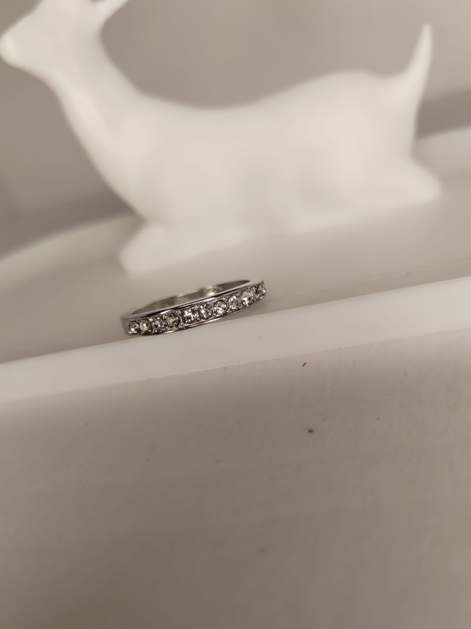 Silver Diamond Eternity Ring
