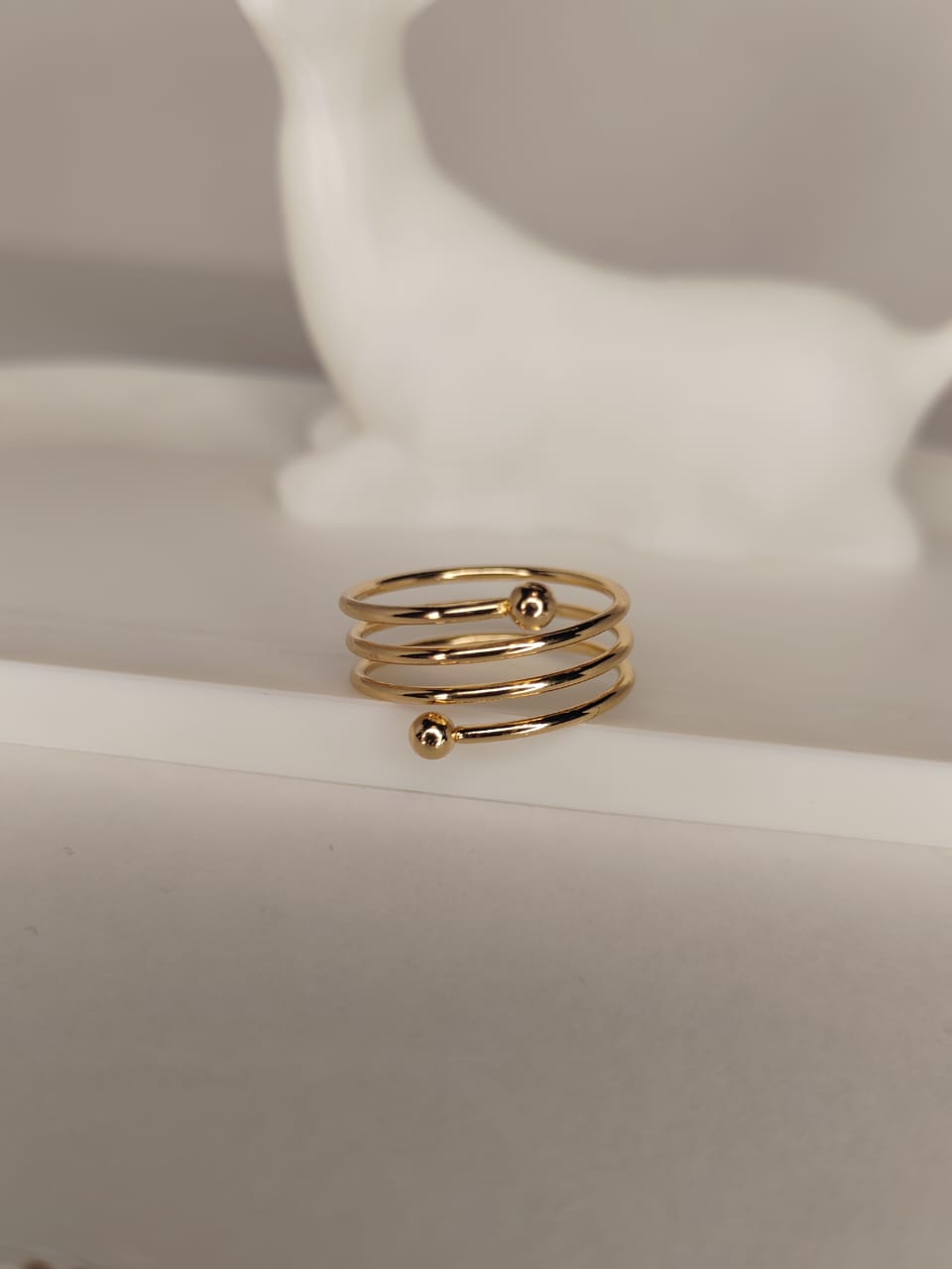Gold Spiral Ring