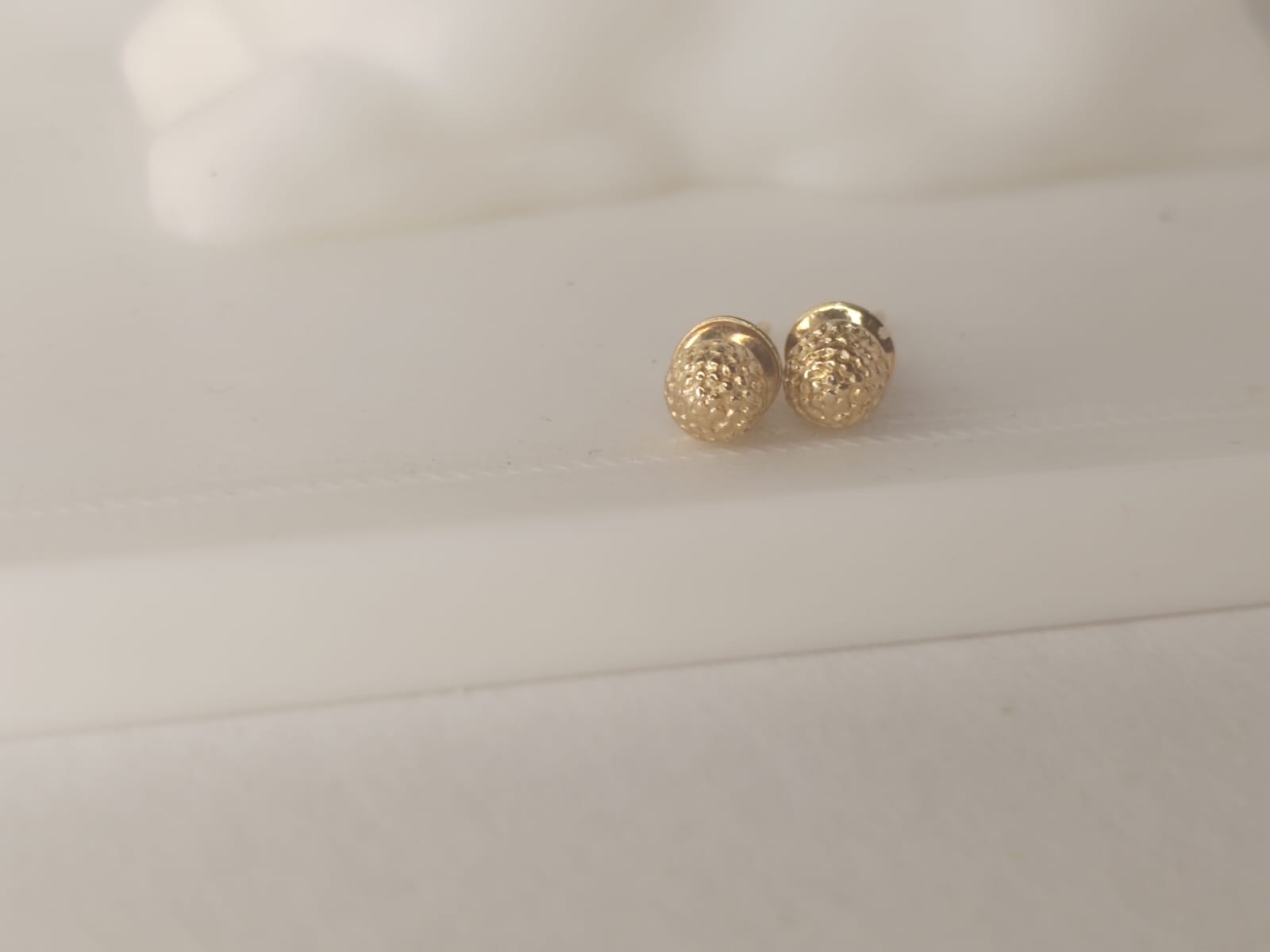 Golden Stud Earrings