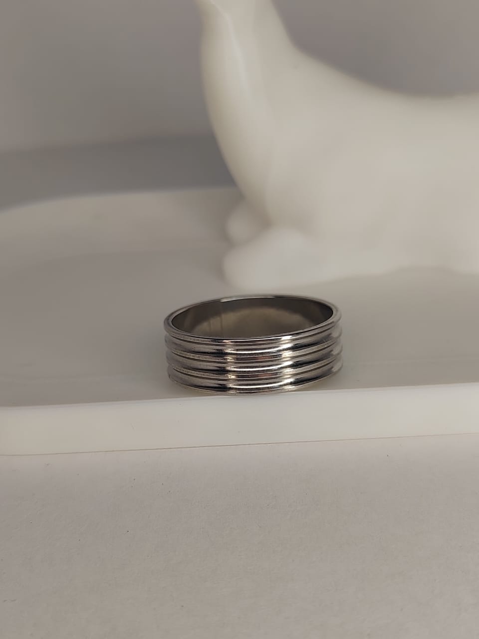 Men's Stainless Steel Stacked Ring