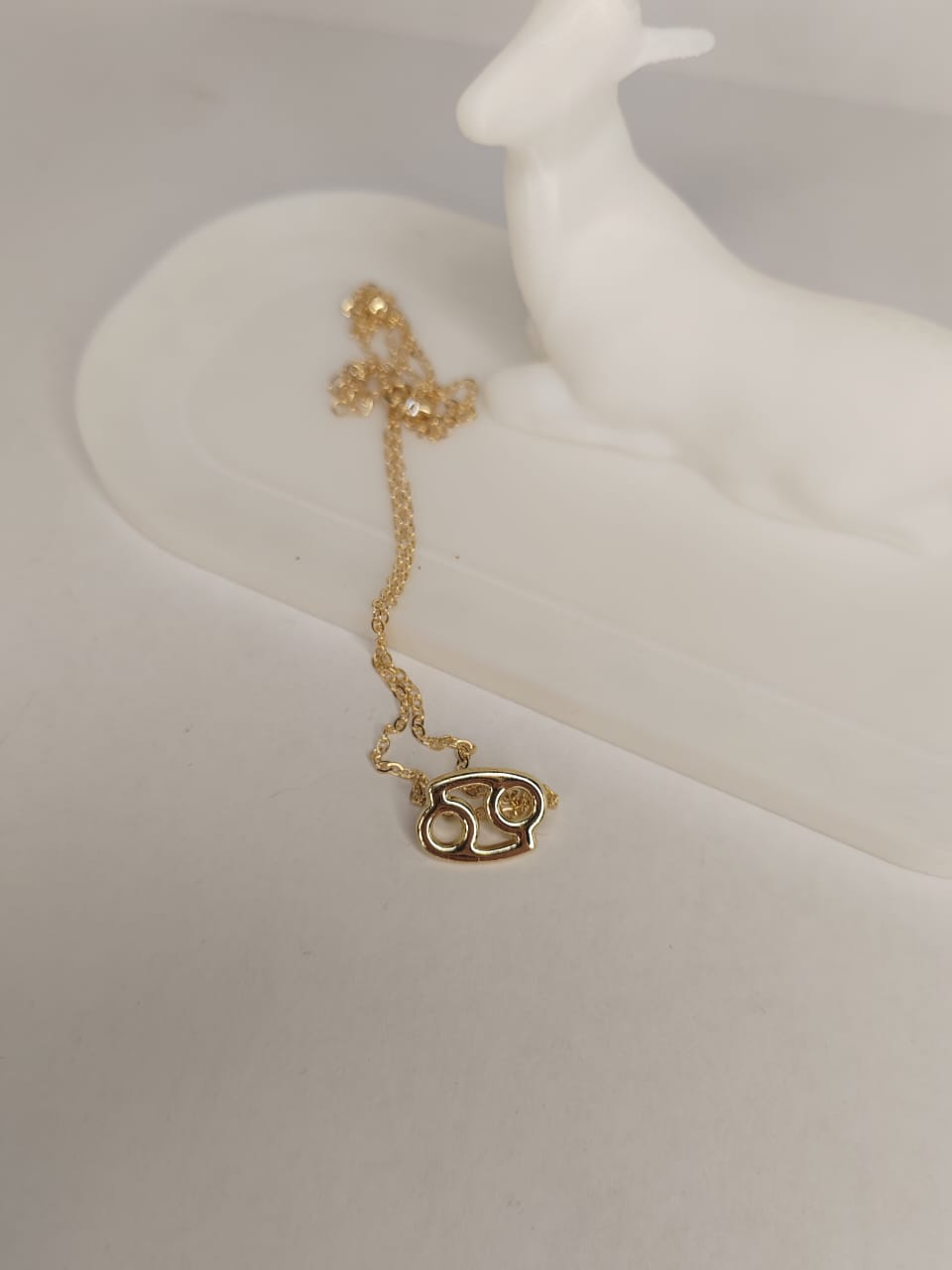 Cancer Gold Necklace