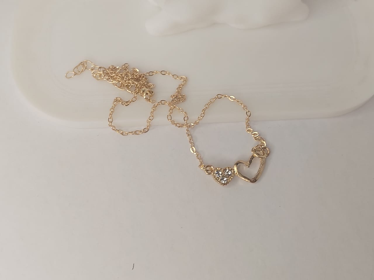 Double Heart Wish Necklace