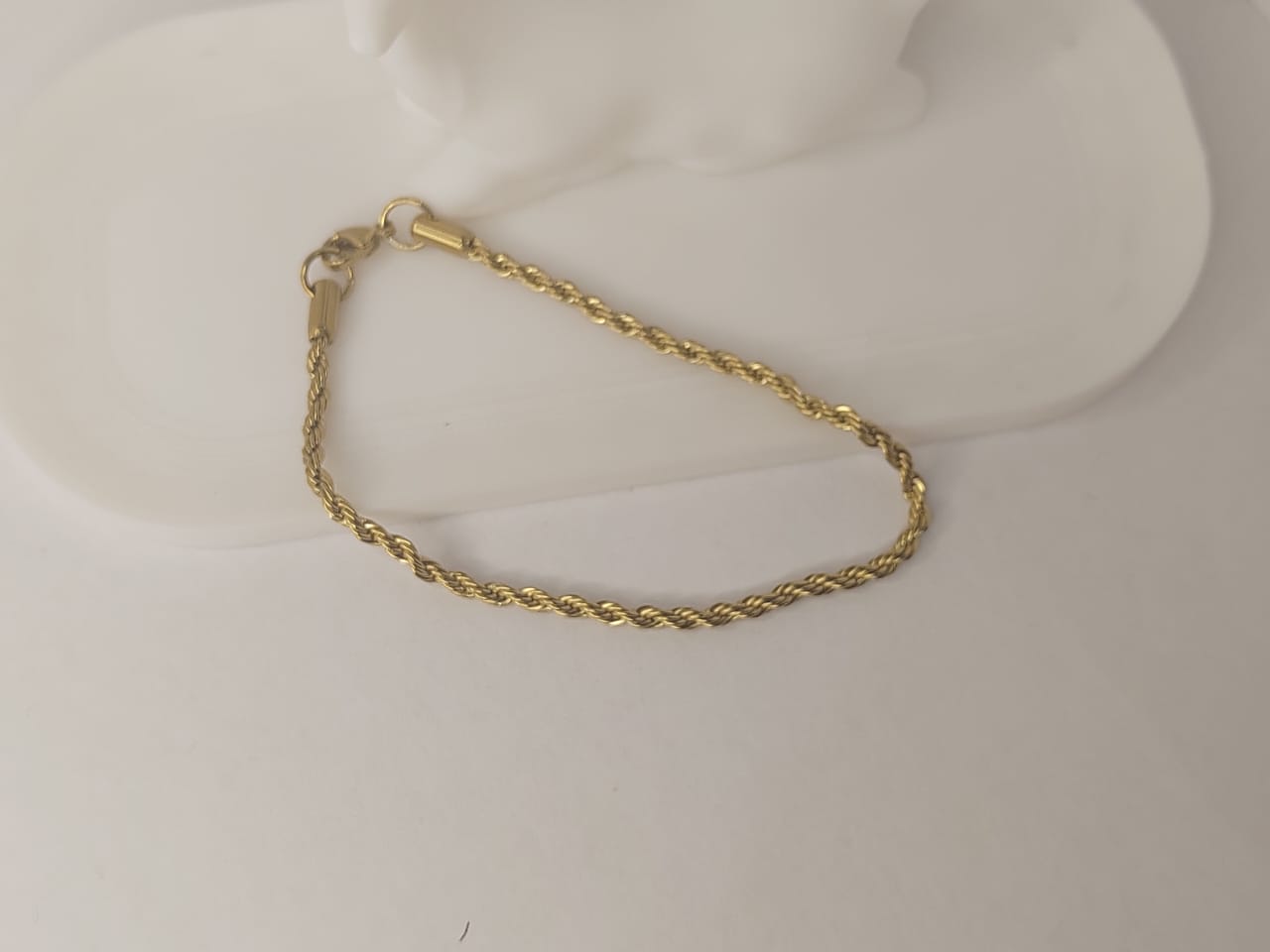 Gold Rope Chain Bracelet