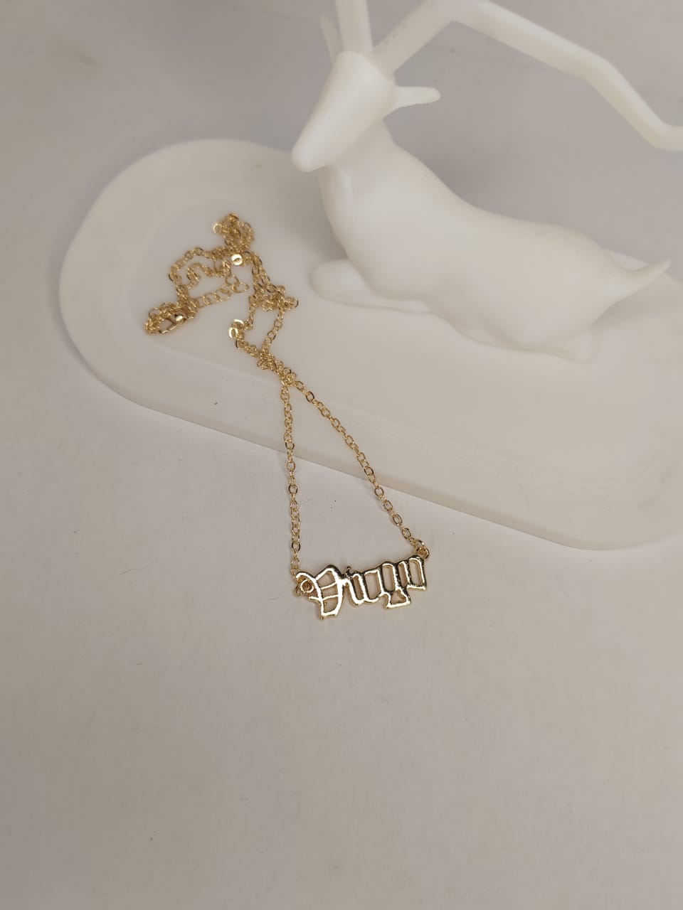 Virgo Zodiac Gold Necklace